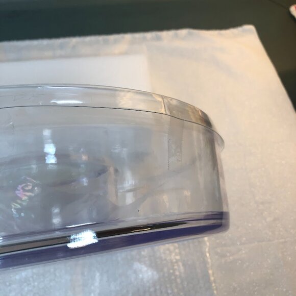 Food Network Chip and Dip Platter - NWT - Clear Acrylic - Picture 4 of 7